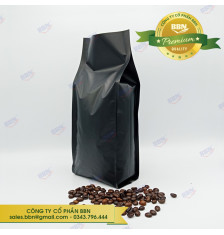 Túi bạc đen 4 biên phủ mờ (1kg)